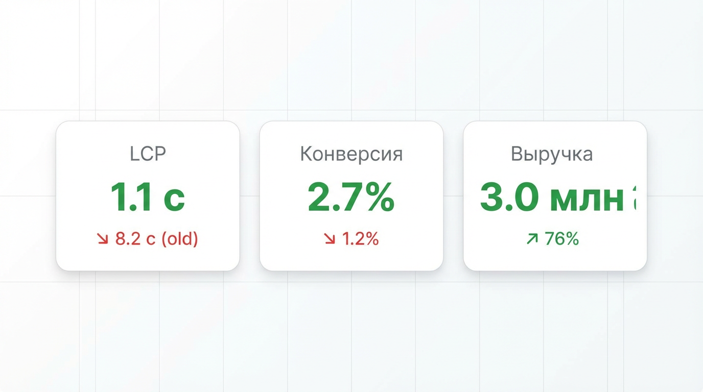ускорение загрузки сайта